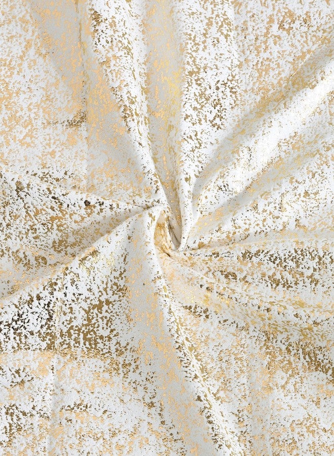 JELLYMONI Sparkling Decorative Pillow Covers Set of 2, Gold Glitter Throw Pillows Cover 18 x 18 Inch for Living Room Bed Sofa Couch, Morden Home Luxury Decor(18x18in,Gold White) - Image 5