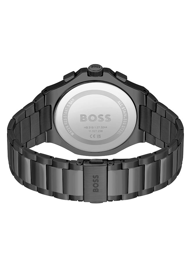 HUGO BOSS Men's Chronograph Tonneau Shape Stainless Steel Wrist Watch 1514088 - 45 Mm - Image 5