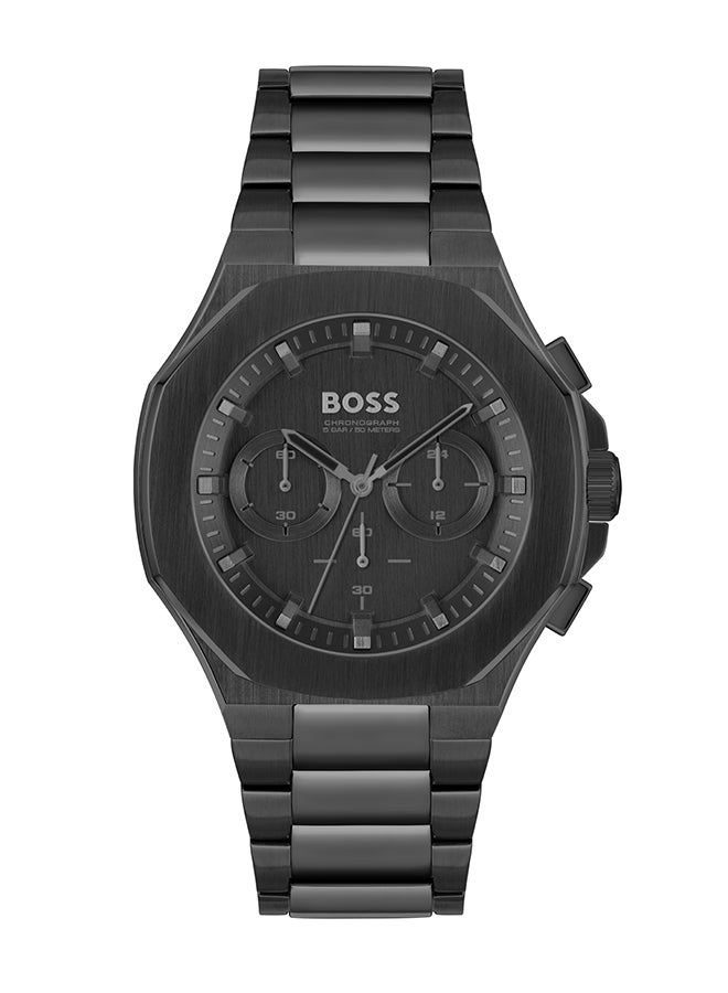 HUGO BOSS Men's Chronograph Tonneau Shape Stainless Steel Wrist Watch 1514088 - 45 Mm - Image 3