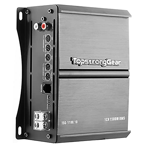 TOPSTRONGGEAR 1 Ohm 1500 Watts Class D Full Range Mono Block Amplifier, 1/2/4 Ohm Stable, Remote Subwoofer Control, Subwoofer Amplifiers - Image 5