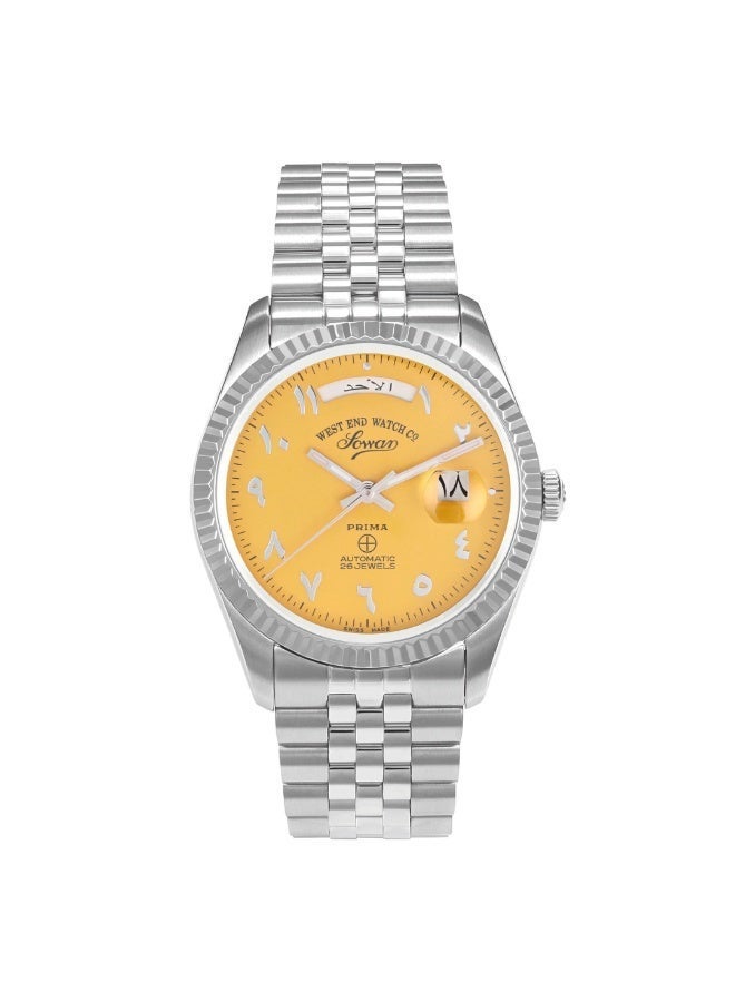 ويست إند ووتش كو ساعة West End Watch كلاسيك أوتوماتيك بقرص أصفر - Image 1