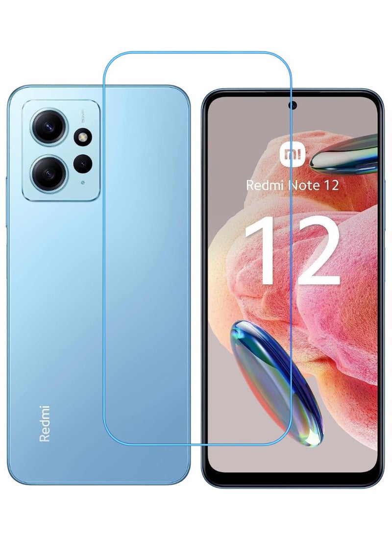 ACLIX Antistatic ESD Dustproof Premium Quality High Definition Clear Tempered Glass Screen Protector Designed For Xiaomi Redmi Note 12 - Image 1