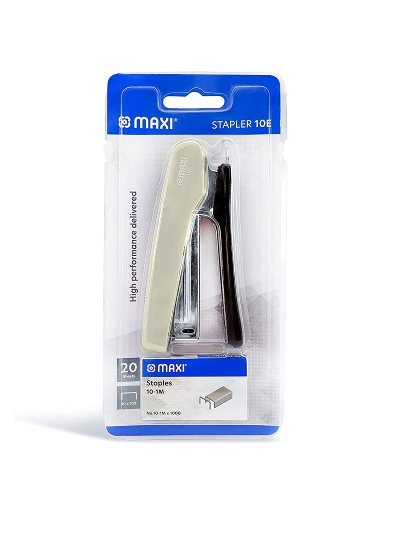 Maxi Stapler 10E With Staple Pin Set 20 Sheets, Assorted Colors - Image 2