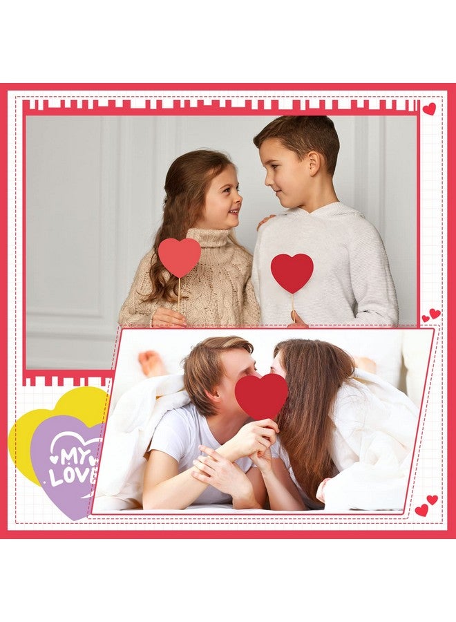 Geyee 108 Pcs Heart Cutouts Paper Heart Bulletin Board Cutouts Assorted Color Heart Shaped Die Cut For Classroom Decor Teachers Kids Diy Craft School Bulletin Board Decorations (3.46 Inch) - Image 5