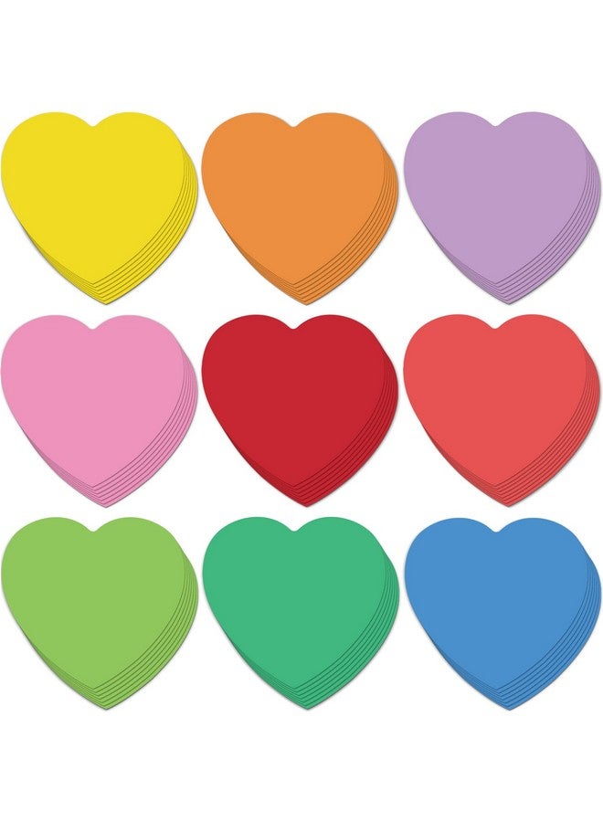 Geyee 108 Pcs Heart Cutouts Paper Heart Bulletin Board Cutouts Assorted Color Heart Shaped Die Cut For Classroom Decor Teachers Kids Diy Craft School Bulletin Board Decorations (3.46 Inch) - Image 1