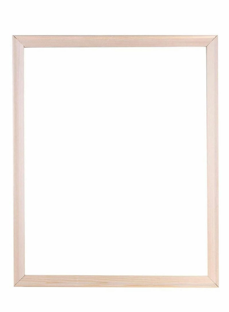 Captaintech Wooden Frame Canvas Stretcher Bars for DIY Canvas Oil Painting Diamond Painting Craft Wall Art Canvas Prints Paintings Pictures Frames Kit 40 x 50 cm - Image 1