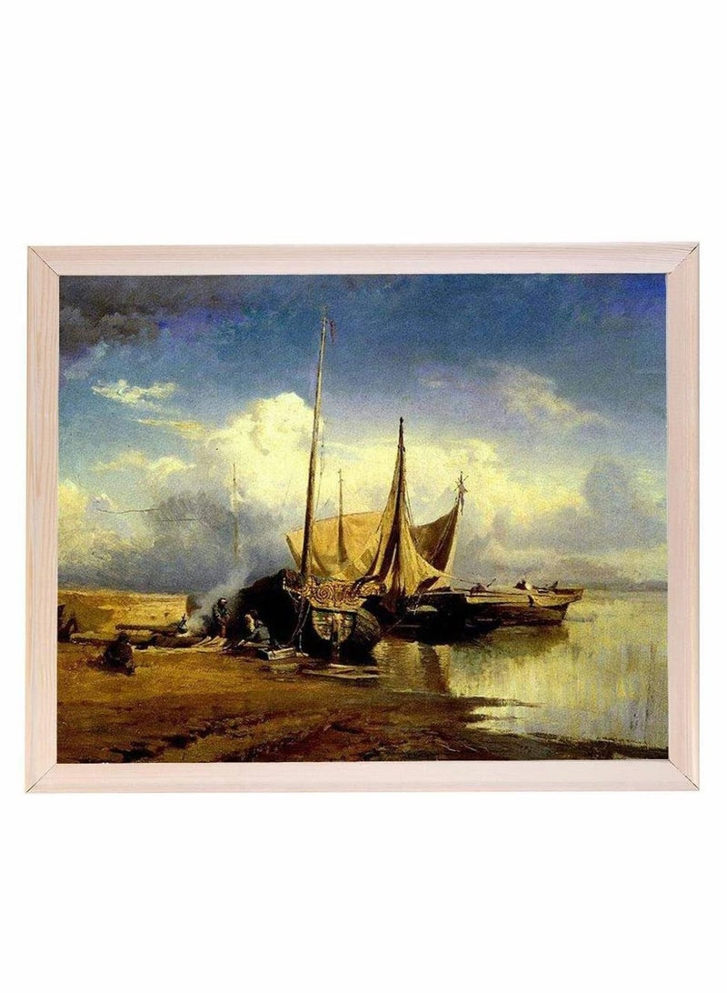 Captaintech Wooden Frame Canvas Stretcher Bars for DIY Canvas Oil Painting Diamond Painting Craft Wall Art Canvas Prints Paintings Pictures Frames Kit 40 x 50 cm - Image 2