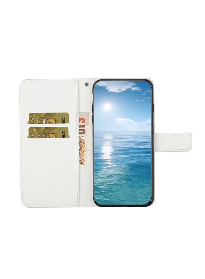 اس-توب جراب هاتف OPPO Reno12 F بتصميم عرقي عالمي من الجلد المنقوش - Image 4