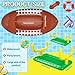 Leitee 2 Pcs Inflatable Football Drink Cooler Football Party Decoration Inflatable Field Cooler Ice Serving Bar Food Container for Summer Sport Birthday Party Favor SuppliesGreen Brown - Image 4