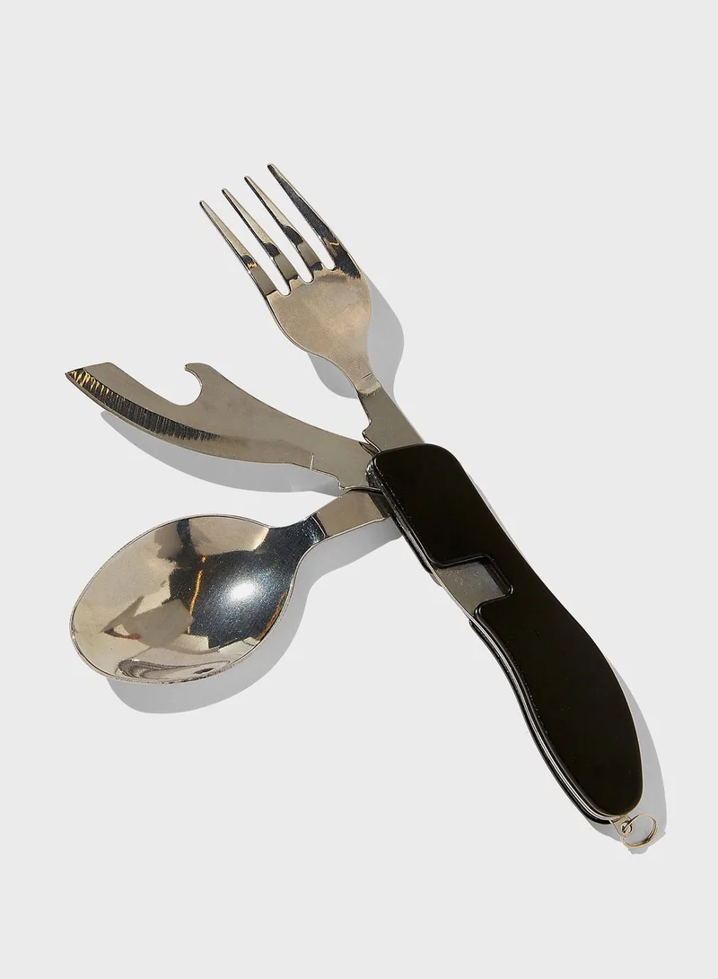 Typo Black Pocket Cutlery Set