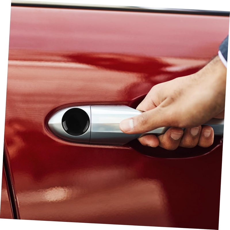 Vosarea 4pcs Car Door Lock Cover Sticker for Automotive Door Locks Guard for Keyholes Fit for Vehicle Security - Image 3