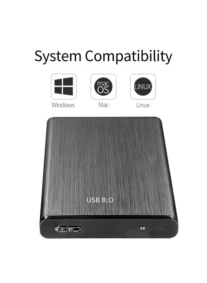 Direct Mobile Hard Disk 3T 6T Direct Supply Hard Disk Logo One-click Generation Solid State Disk-Capacity:6TB-Interface:Black - Image 5