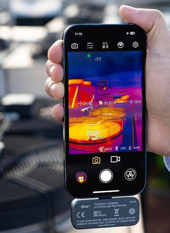Fluke TC01B iSee™ Mobile Thermal Camera (For iPhone & iPad with Lightning Port) - Image 2