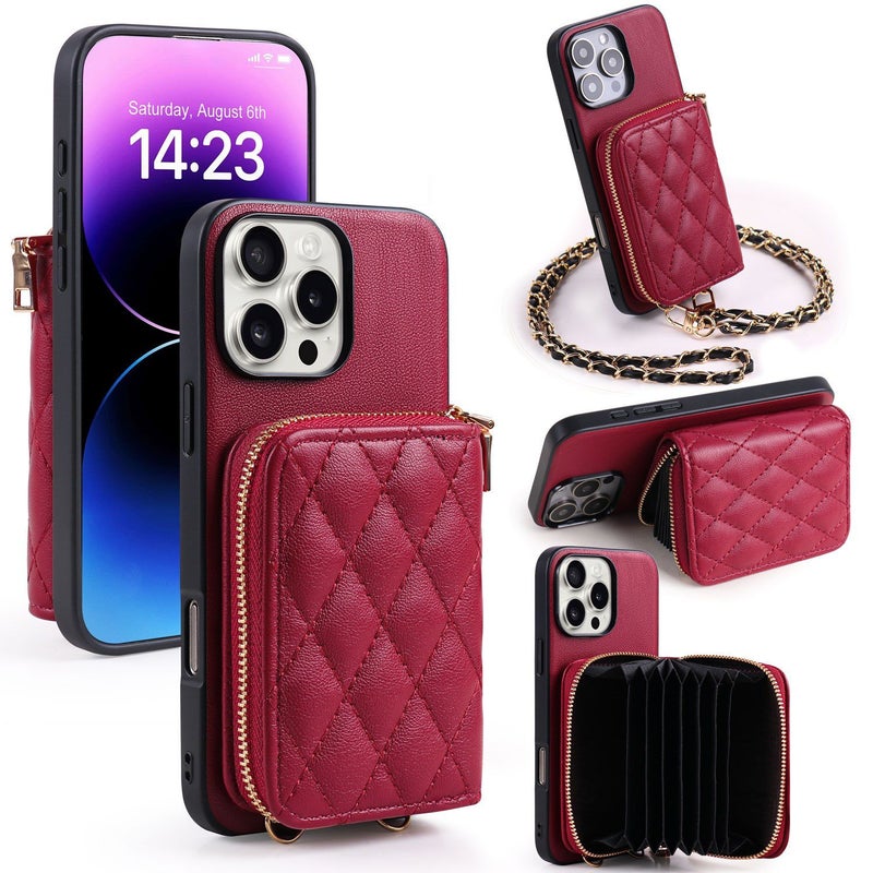 White Lamb Pattern Faux Leather Wallet Case For iPhone 17 Pro Max - Image 1