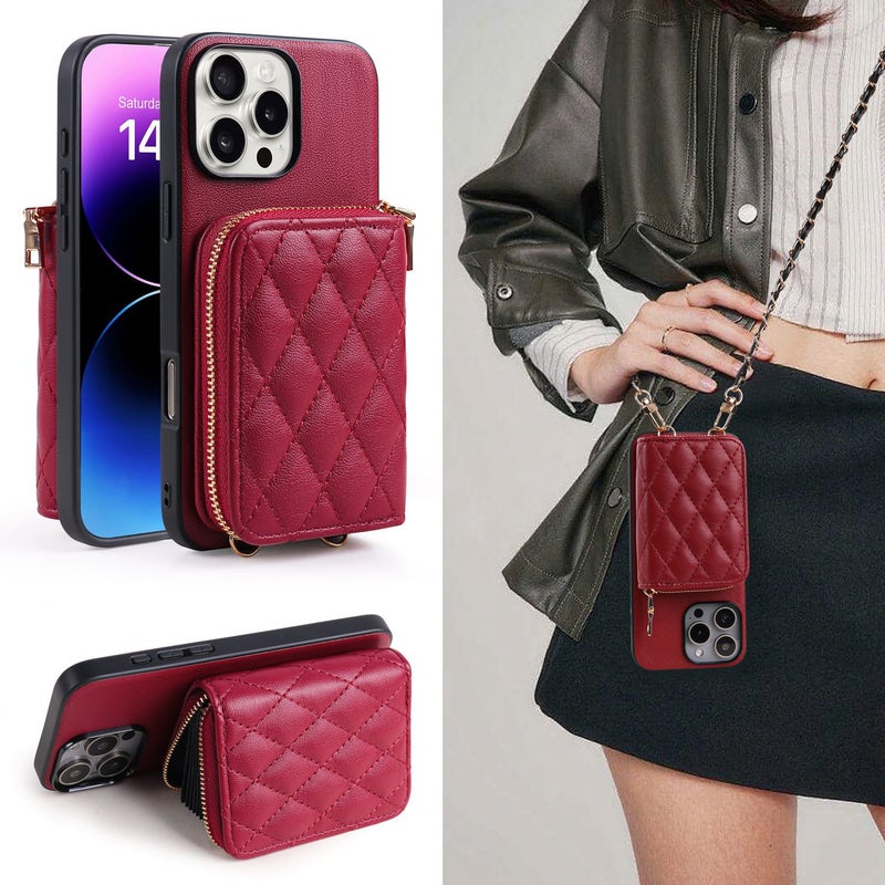 White Lamb Pattern Faux Leather Wallet Case For iPhone 17 Pro Max - Image 5