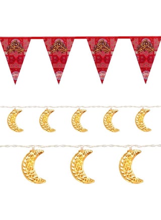 فرع زينة رمضان خيامي 5 متر ورق كرتون + حبل زينة معدن بطول 3 متريعمل بالكهرباء - اضاءه ليد صفراء ، ذهبي معدني FZ4 (موديل 3) - pzsku/ZC9EB0519874194E37CECZ/45/_/1739381652/07057fec-f01f-4ad3-81c5-1eaab7d000aa