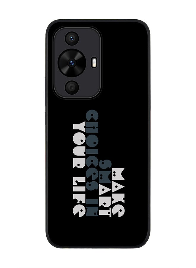 Stylizedd Rugged Black edge case for Huawei nova 12s / Huawei nova 11/ Huawei nova 12 Lite 4G, Slim fit Flexible Anti Drop Thin Cover - Make Art Your Life - Image 1