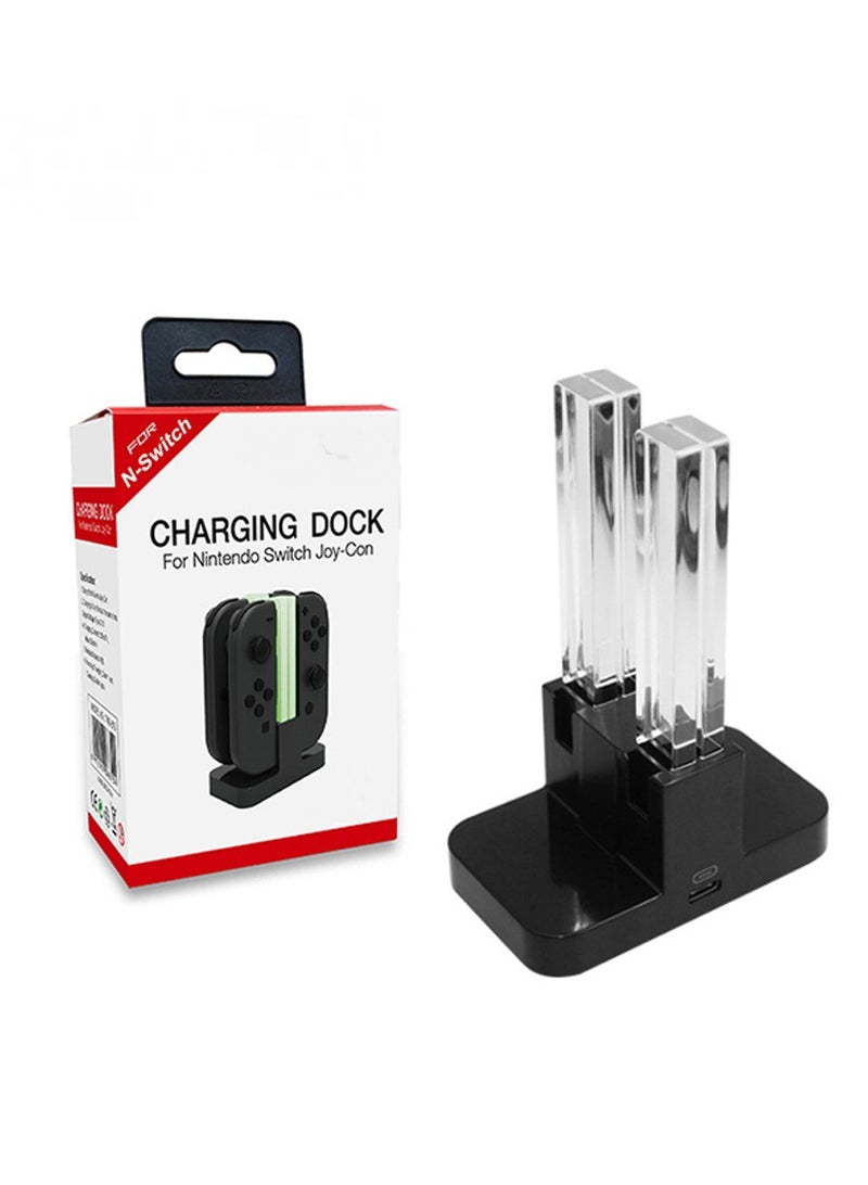 USB 4 Port Charging Station For Nintendo Switch Lite Console Charger Base - Image 1
