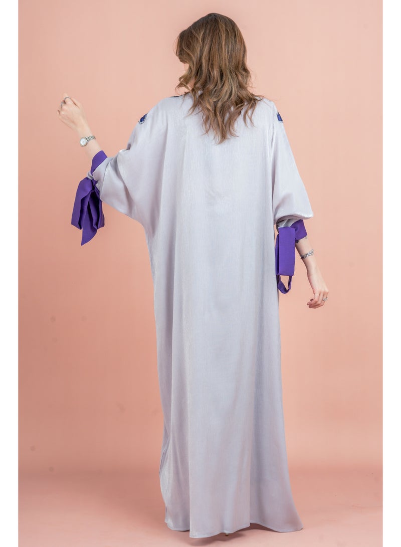 اكسا جلابية كريستال يدوية حديثة - Image 2