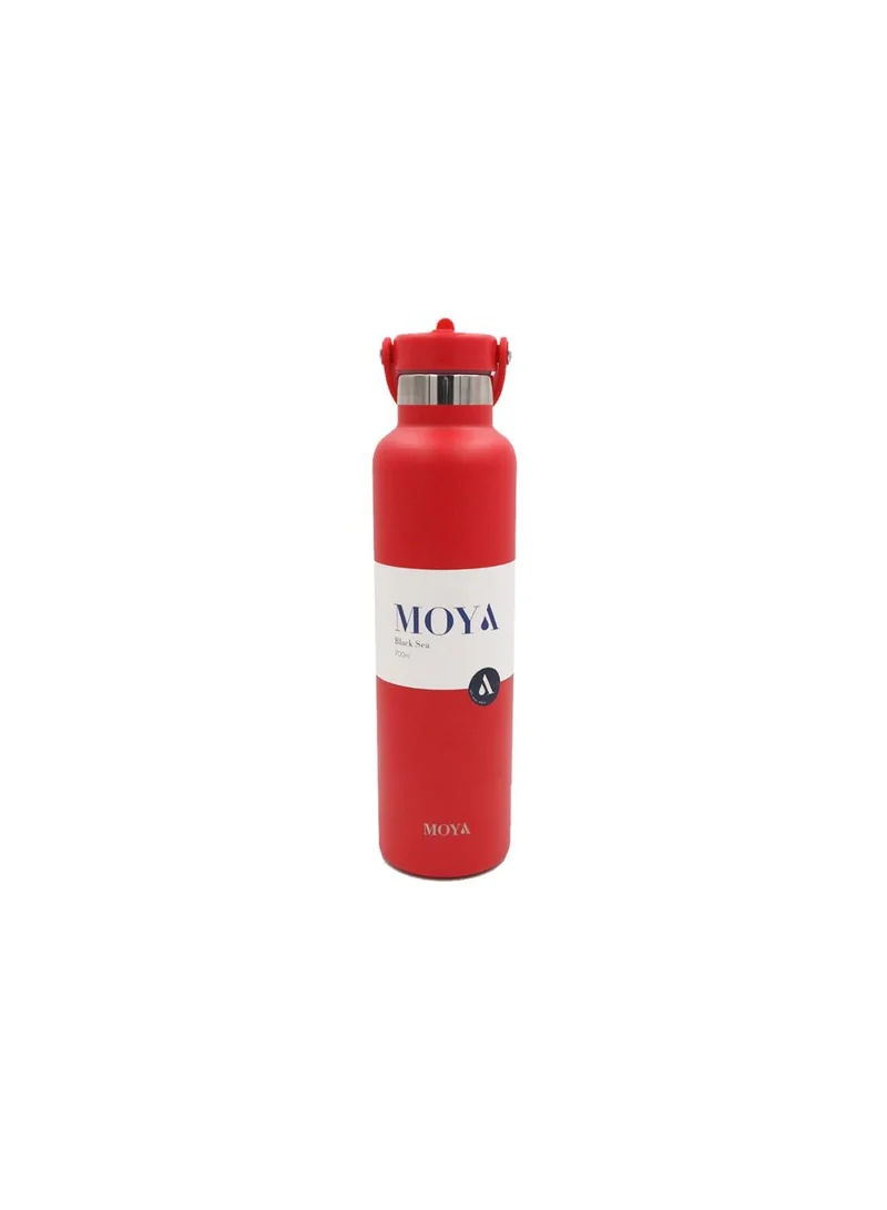 MOYA Moya "Black Sea"  700ml Insulated Sustainable Water Bottle Red