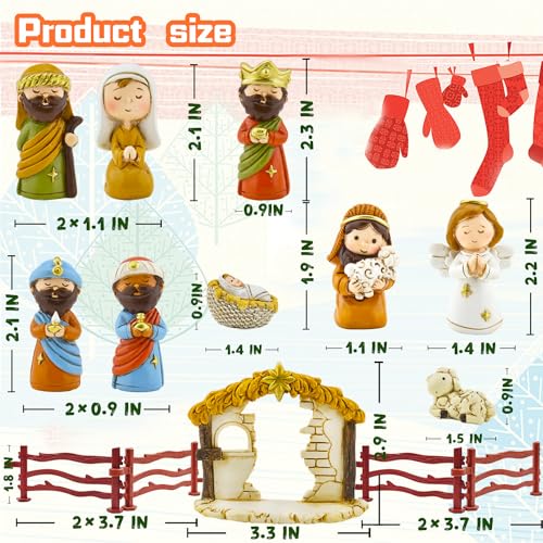 MADO Nativity Advent Calendar 2025 Nativity Set for Kids Christmas Advent Calendar for Kids Boys Girls Teens Toddler Children Christian Religious Advent Calendar Gifts Toy - Image 2