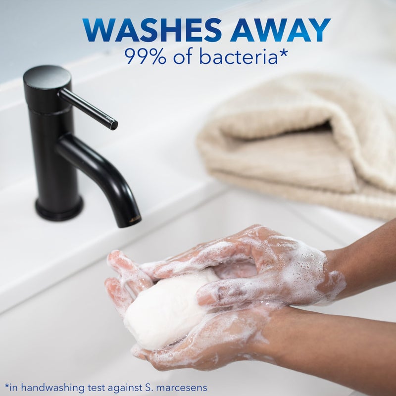 Safeguard صابون استحمام عميق للتنظيف من سافغارد، يزيل 99 بالمئة من البكتيريا، يترك البشرة ناعمة، برائحة نظيفة ومنعشة مع الألوة، 3.2 أونصة (8 قطع) - Image 3