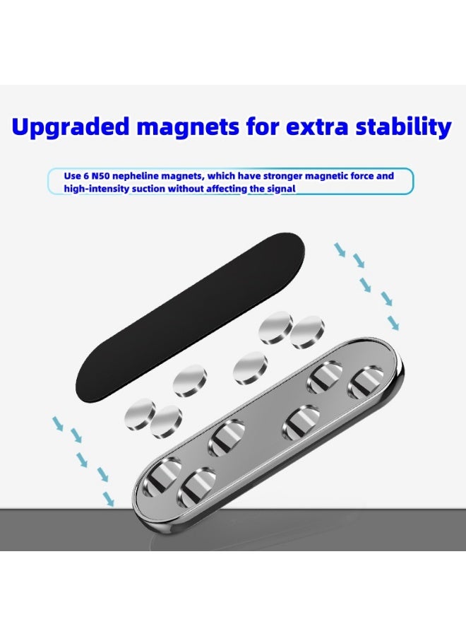 Magnetic Car Mount Holder, Universal Adhesive Magnetic Phone Holder for Cars, Suitable for Smartphones and Mini Tablets - Image 5