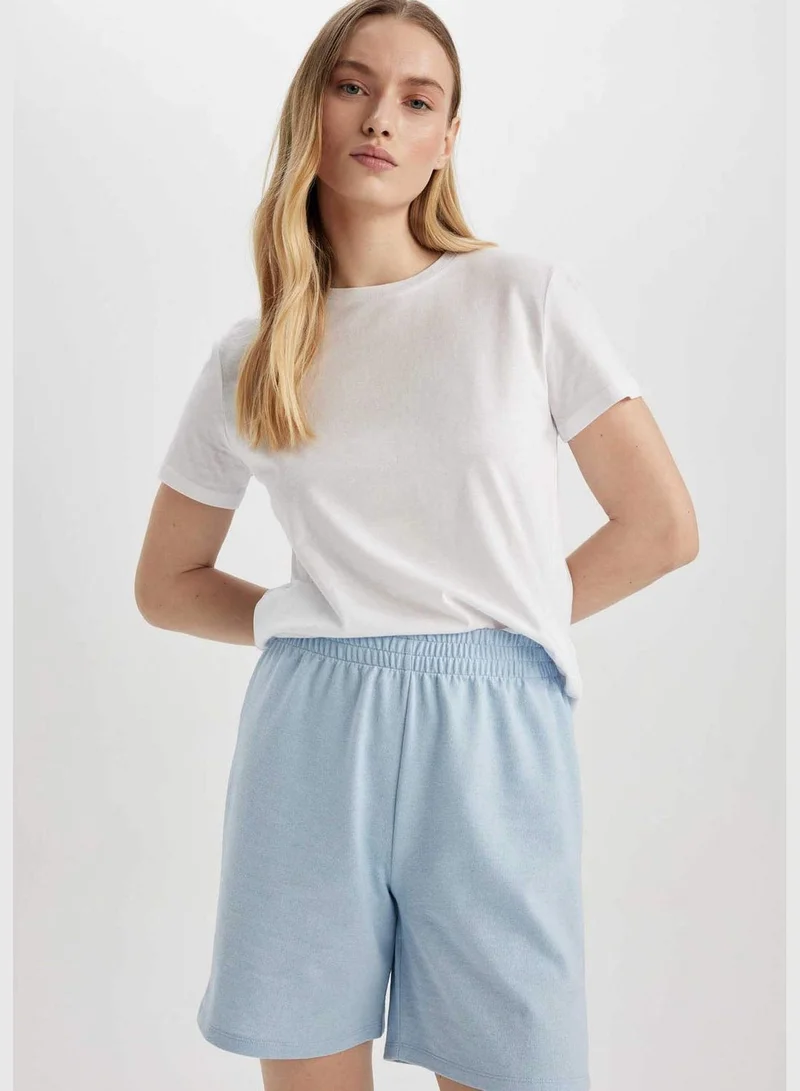 DeFacto Relaxed Fit Bermuda Shorts With Drawstring