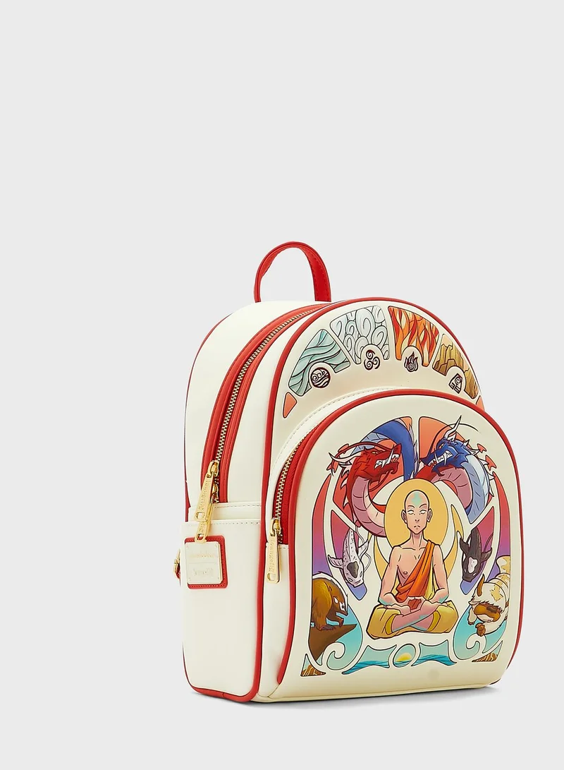 Loungefly Kids Avatar Aang Meditation Backpack