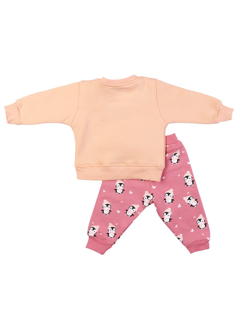 زيركون بيجامة شتوي لحديثي الولادة - 1312 - Image 3