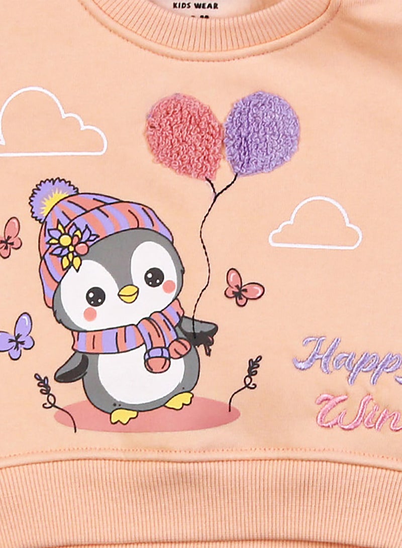 زيركون بيجامة شتوي لحديثي الولادة - 1312 - Image 2