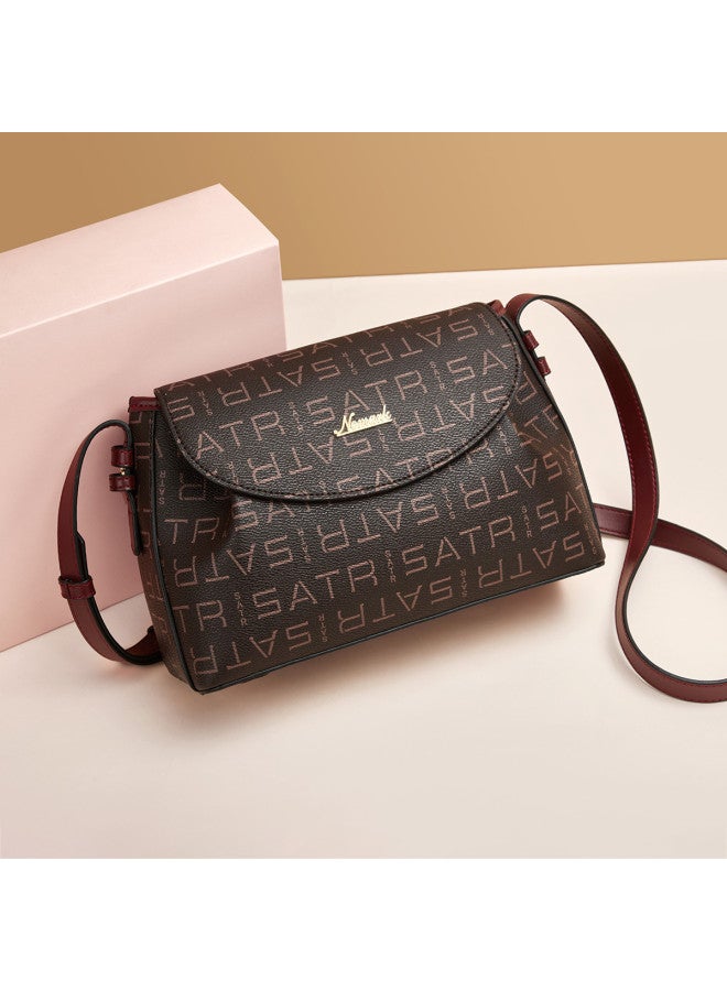 Retro Classic Print Casual Outing Thin Strap Women's Shoulder Bag Crossbody Bag For Women - Image 4