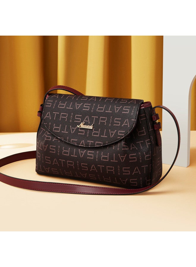 Retro Classic Print Casual Outing Thin Strap Women's Shoulder Bag Crossbody Bag For Women - Image 3