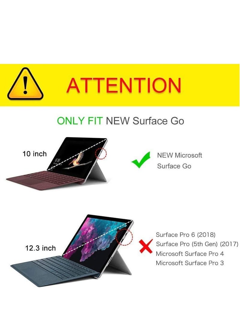 Generic - Keyboard Case for Surface Go 3 / Surface Go 2 / Surface Go,  Backlight Magnetic Detachable Bluetooth Keyboard with Trackpad, Rechargeable Keyboard for Surface Go - Black - Image 1