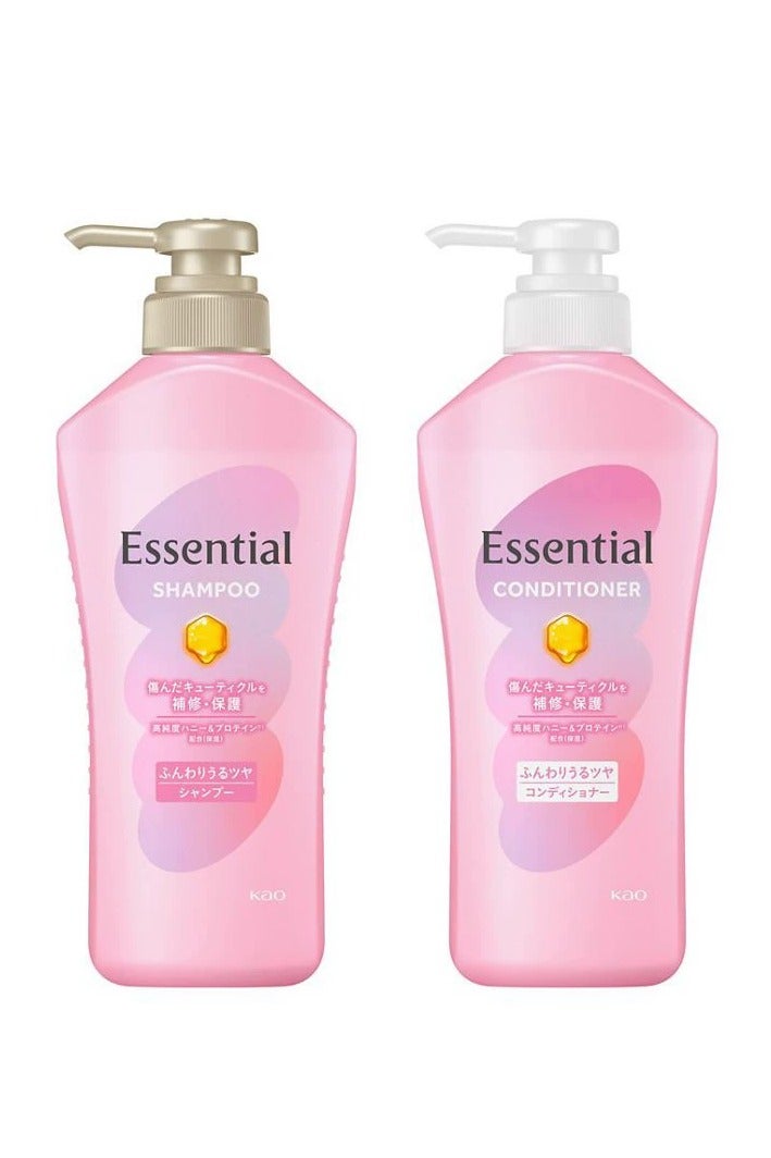 Essential KAO Essential Smart Arrangement Shampoo And Conditioner 480ml ,Pack of 2, New Packaging - Image 1