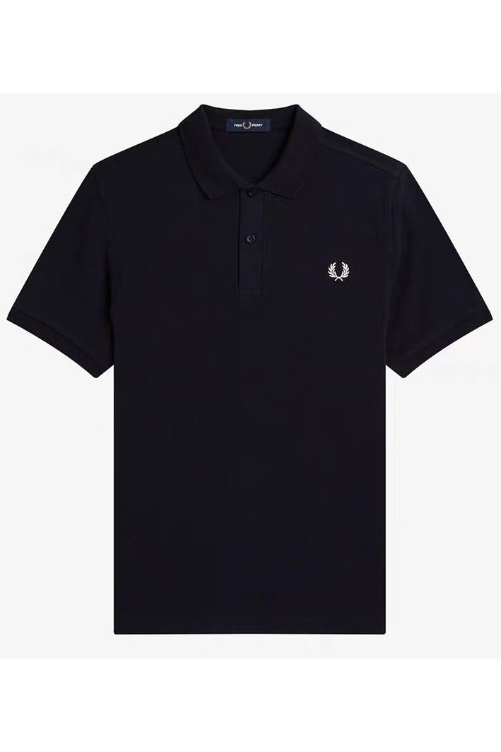 FRED PERRY Black polo shirt, double pointed Fred Perry shirt