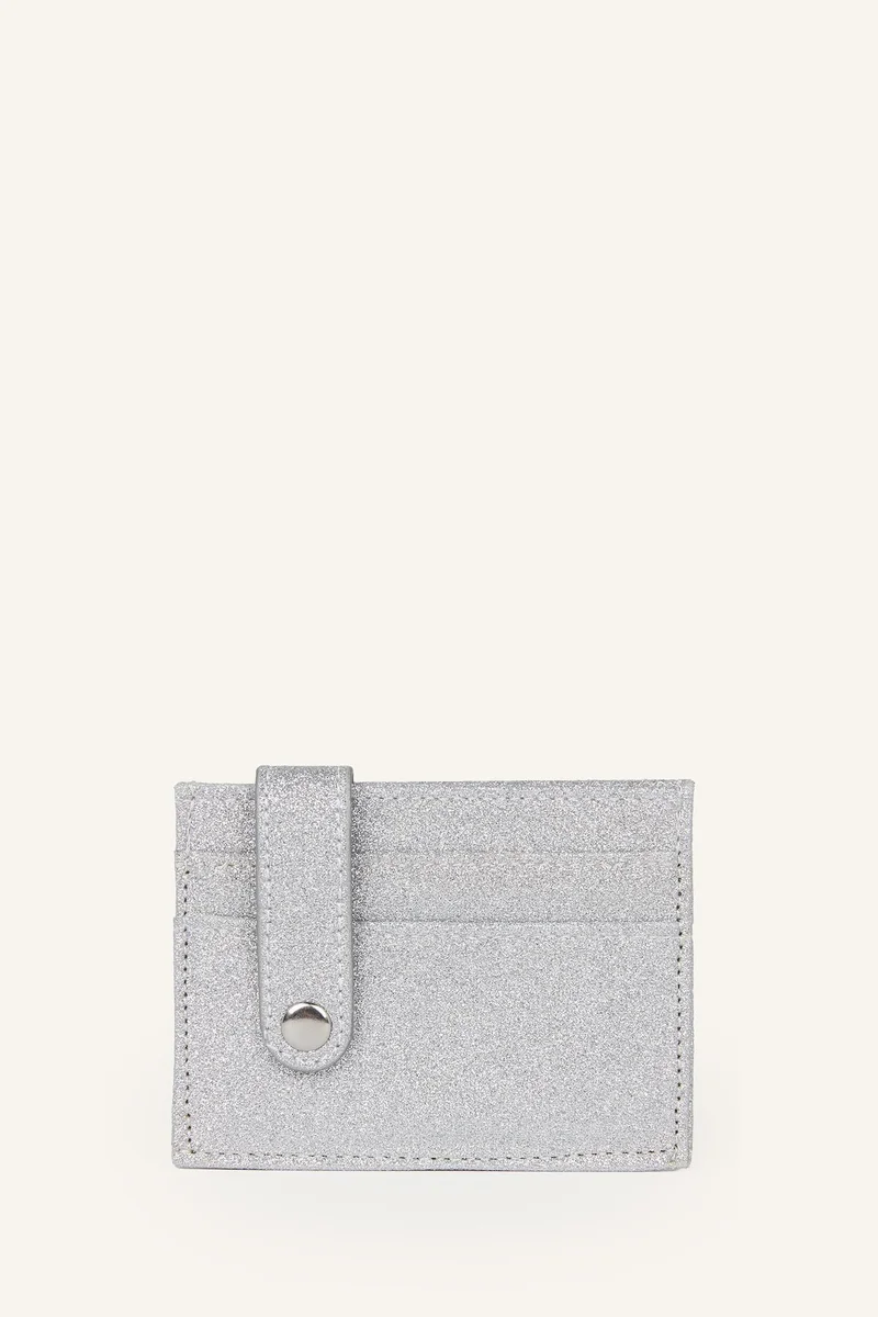 Woman Faux Leather Business Card Wallet