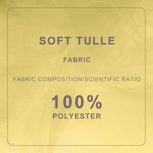 Ableme Deco Gold Tulle Fabric Roll Spool Bolt (54 Inch by 40 Yards) Large Tulle Wedding Party Decoration, Tutu Skirt, Table Runner, Gift Wrapping, Bridal Shower, Soft & Drape (Antique Gold) - Image 3
