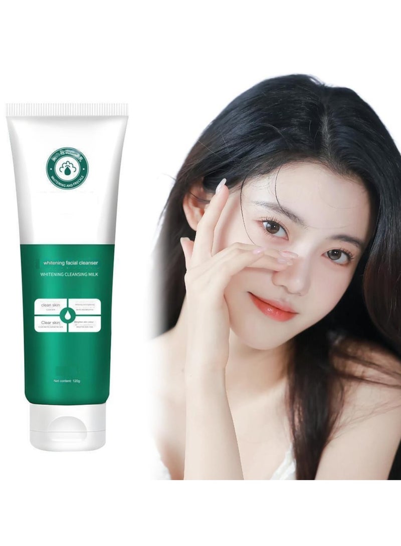 KANGYUAN منظف الوجه لتحسين البقع والتبييض، منظف عميق لتبييض الوجه من كويشيفان، منظف رغوي للوجه، سعة كبيرة - Image 2