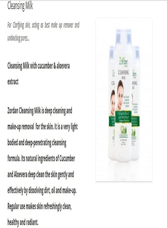 ZORDAN CLEANSING MILK (100ML*2) (PACK OF 2) - Image 3