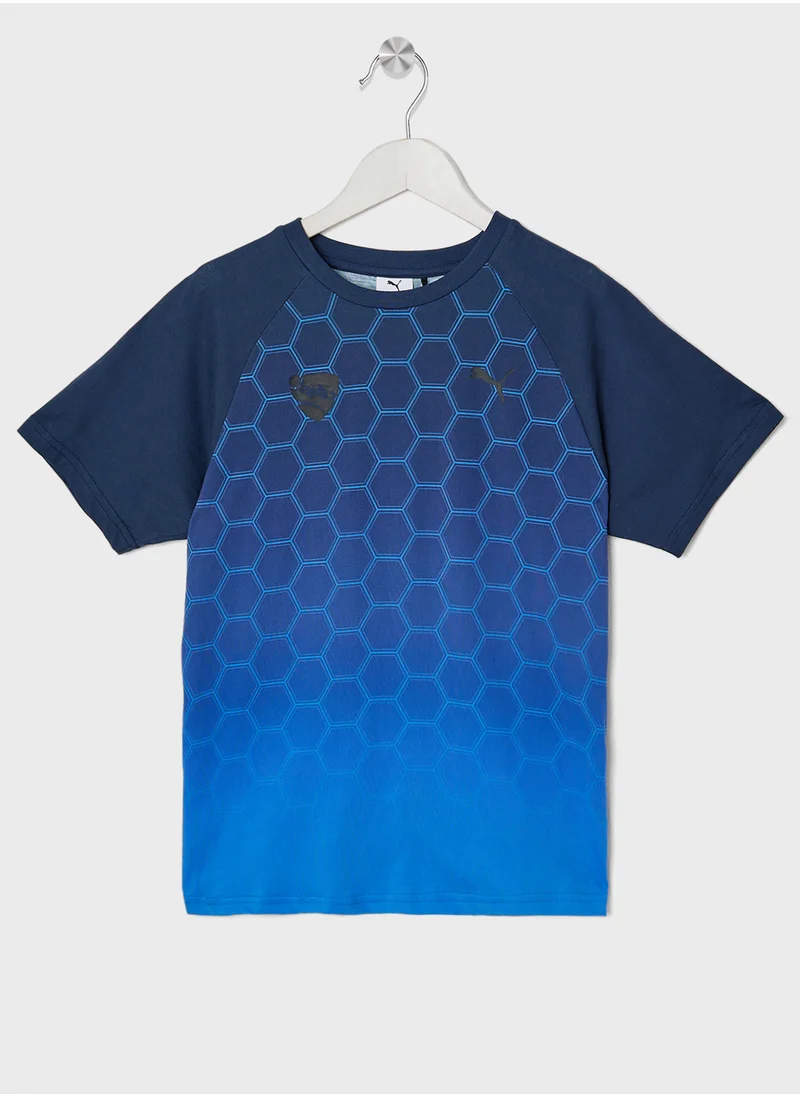 بوما Youth Rocket League Aop T-Shirt