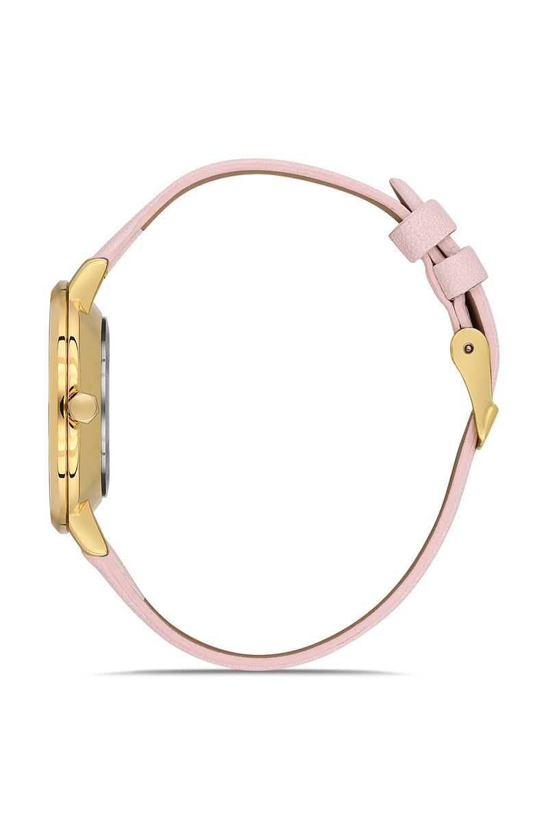 OMAX Women’s Wrist-Watch | Analog | Leather Strap | Elegant Design - Image 2
