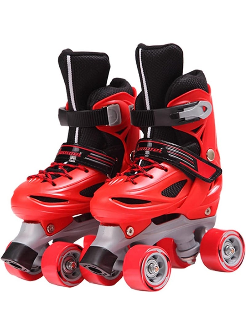 Generic Adjustable 4-Wheel Roller Skates for Kids Double Row, Indoor/Outdoor Boys & Girls, 4 Sizes & 3 Colors can choose  - Image 2