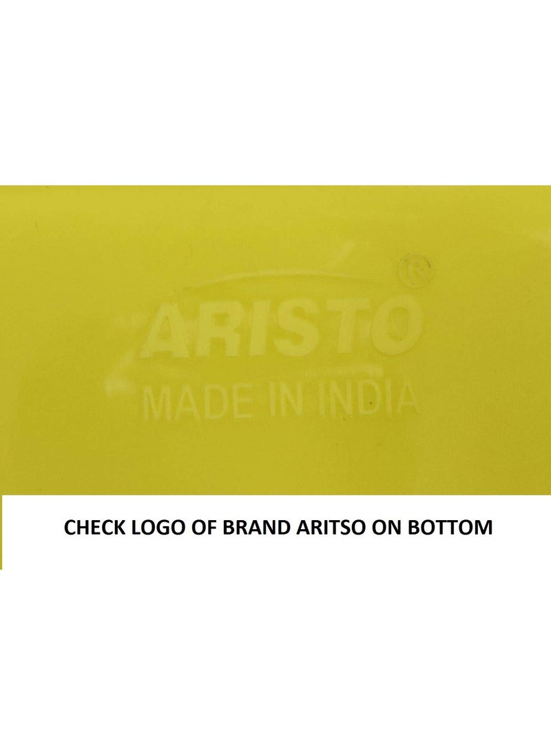 Aristo - ARISTO Plastic Swing Garbage Waste Dustbin Trash Bucket 60 Liters Yellow Color Can Be Used For Garbage Waste Management (Wet&Dry) - Image 1