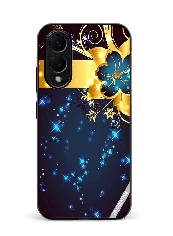 Protective Case Cover For Samsung Galaxy S25 Edge Flower Design Multicolour