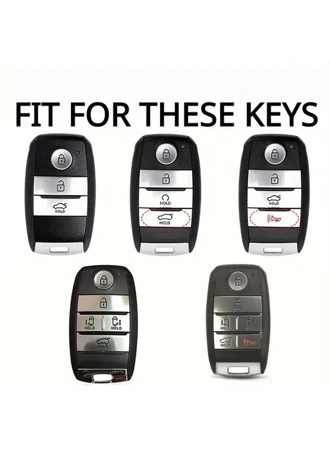 TPU Car Key Fob Protector Transparent Black For Kia K3 K5 Sorento Ceed - Image 5