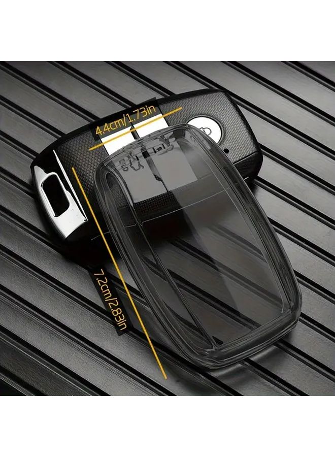 TPU Car Key Fob Protector Transparent Black For Kia K3 K5 Sorento Ceed - Image 2