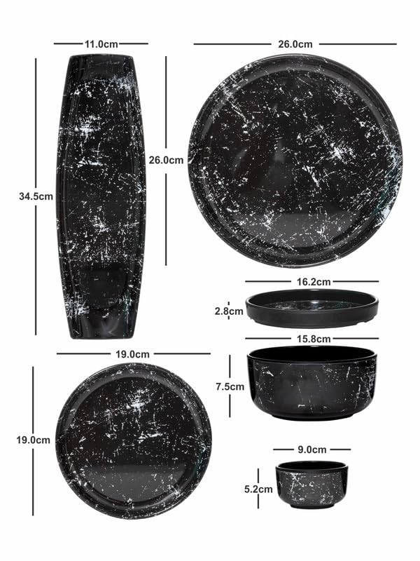 Servewell Dome Dinner Set 23 pc Drizzle - Image 3