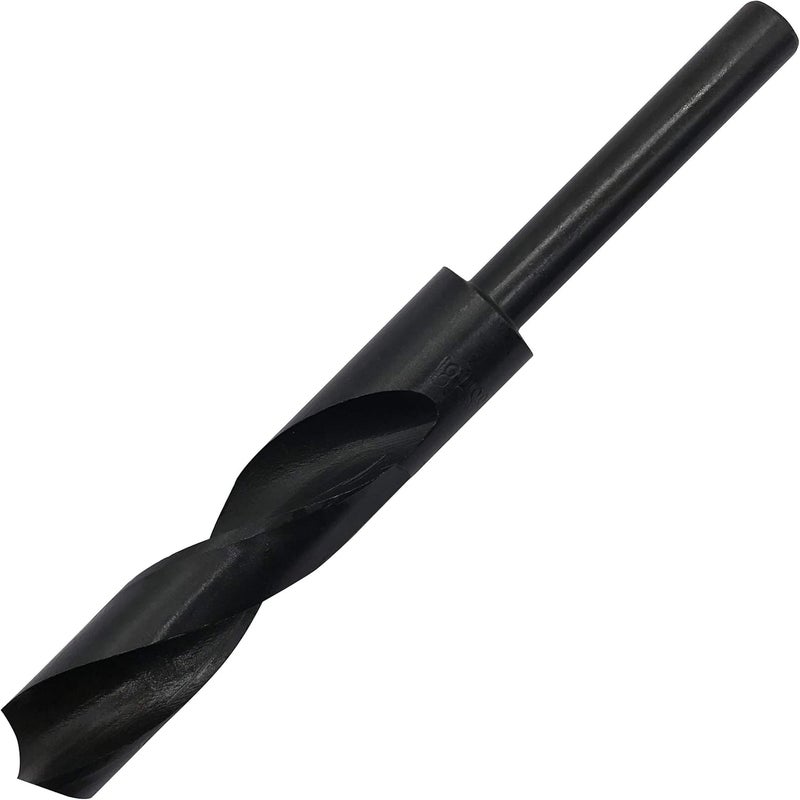 NACX 18mm(23/32-Inch) Reduced Shank Drill Bit, 1/2” Shank High Speed Steel Twist Drill Bit HSS-9341 for Aluminum Plate Copper Wood Stainless Steel - Image 1