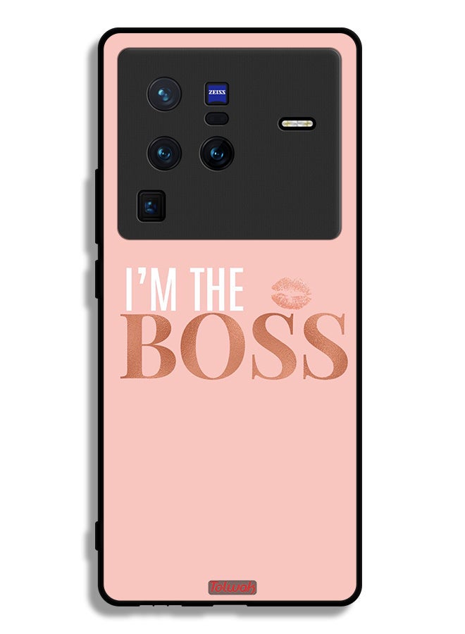 Tolwak Vivo X80 Pro Protective Case Cover I Am The Boss - Image 2